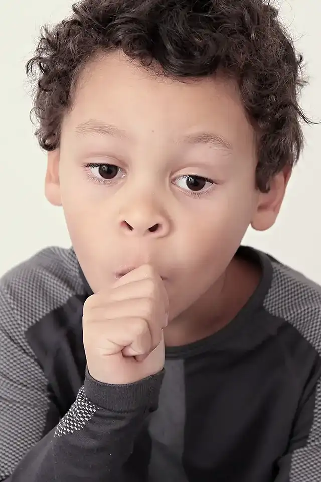 Young boy sucking his thumb. Young boy sucking his thumb. Thumb sucking can lead to orofacial myofunctional disorders.
